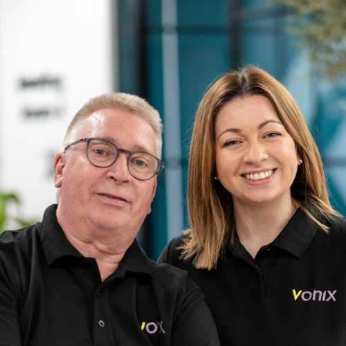Thumbnail photo of Vonix Directors Phil Edwards and Laura Marlow